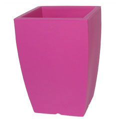 Vaso quadrado colorido - Fcsia